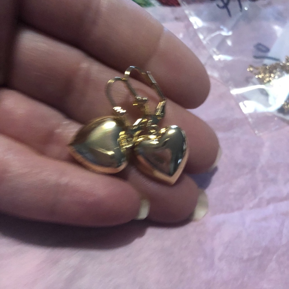 erring corazones oro laminado new 14 k